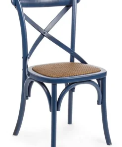Bizzotto Sedie>SEDIA IN LEGNO BLU - CROSS