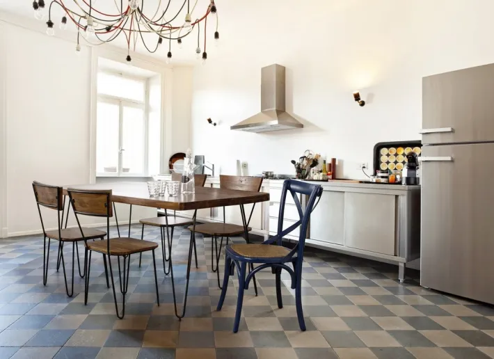 Bizzotto Sedie>SEDIA IN LEGNO BLU - CROSS