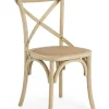 Bizzotto Sedie>SEDIA IN LEGNO NATURALE - CROSS
