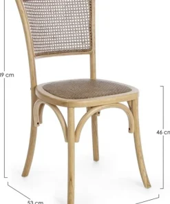 Bizzotto Sedie>SEDIA IN LEGNO NATURALE - CARREL