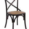 Bizzotto Sedie>SEDIA IN LEGNO NERA - CROSS