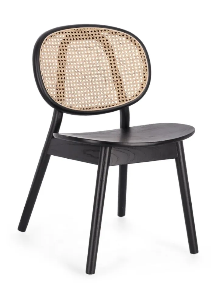 Bizzotto Sedie>SEDIA IN LEGNO NERO - ADOLIS