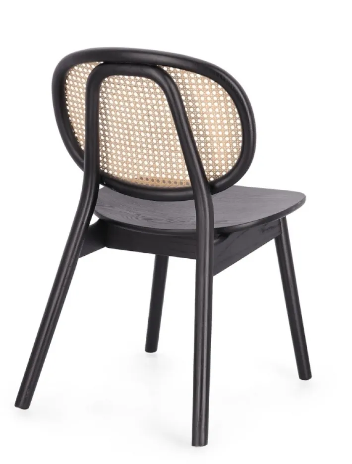 Bizzotto Sedie>SEDIA IN LEGNO NERO - ADOLIS