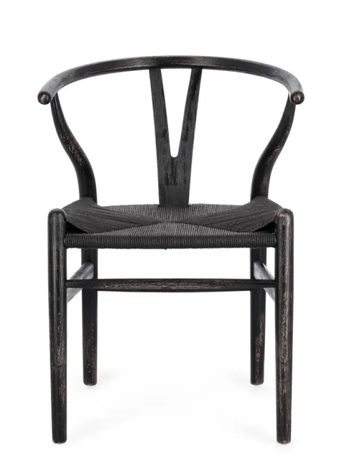 Bizzotto Sedie>SEDIA IN LEGNO NERO - ARTEMIA