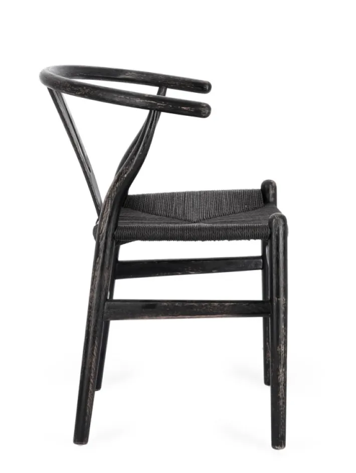 Bizzotto Sedie>SEDIA IN LEGNO NERO - ARTEMIA