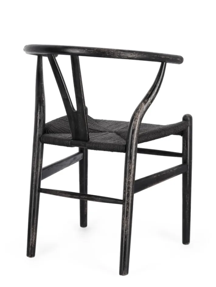 Bizzotto Sedie>SEDIA IN LEGNO NERO - ARTEMIA