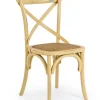 Bizzotto Sedie>SEDIA IN LEGNO OCRA - CROSS