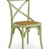 Bizzotto Sedie>SEDIA IN LEGNO VERDE - CROSS