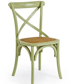 Bizzotto Sedie>SEDIA IN LEGNO VERDE - CROSS