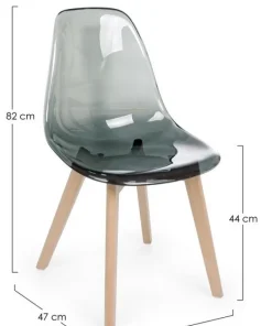 Bizzotto Sedie>SEDIA IN PLASTICA FUM