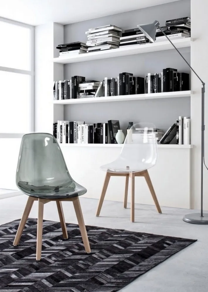Bizzotto Sedie>SEDIA IN PLASTICA TRASPARENTE - EASY