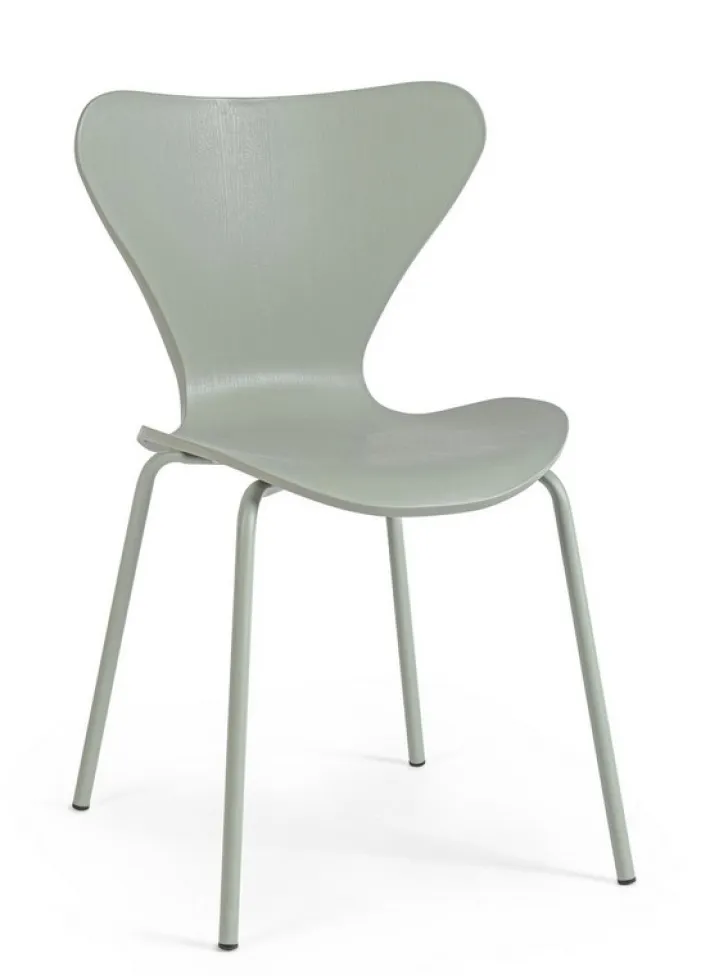 Bizzotto Sedie>SEDIA IN PLASTICA VERDE - TESSA