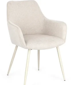 Bizzotto Sedie>SEDIA IN TESSUTO BEIGE - CORA