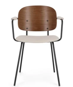 Bizzotto Sedie>SEDIA IN TESSUTO BEIGE - SIENNA