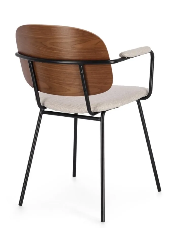 Bizzotto Sedie>SEDIA IN TESSUTO BEIGE - SIENNA