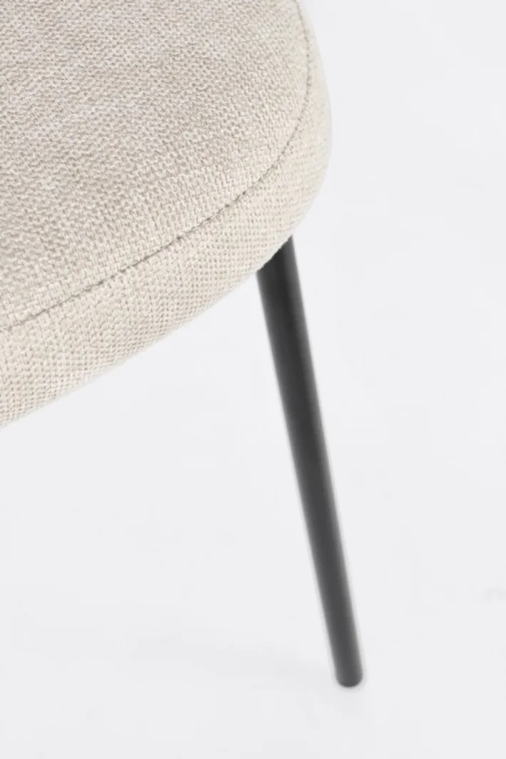 Bizzotto Sedie>SEDIA IN TESSUTO BEIGE - WENDY