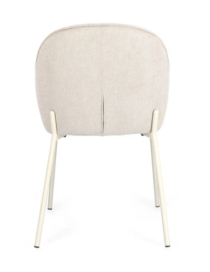 Bizzotto Sedie>SEDIA IN TESSUTO BEIGE - WENDY