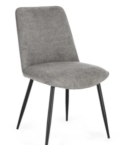 Bizzotto Sedie>SEDIA IN TESSUTO GRIGIO SCURO - CORA