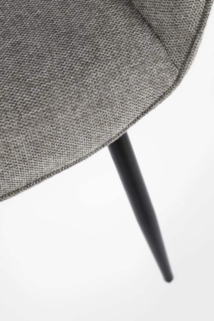Bizzotto Sedie>SEDIA IN TESSUTO GRIGIO SCURO - CORA