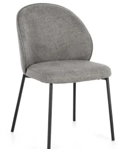Bizzotto Sedie>SEDIA IN TESSUTO GRIGIO SCURO - WENDY