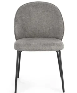 Bizzotto Sedie>SEDIA IN TESSUTO GRIGIO SCURO - WENDY
