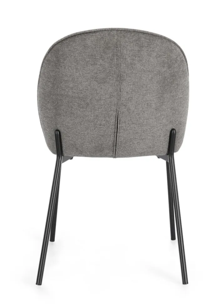 Bizzotto Sedie>SEDIA IN TESSUTO GRIGIO SCURO - WENDY