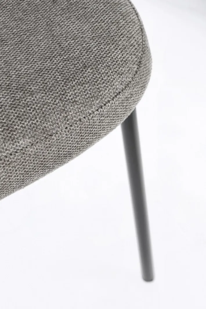 Bizzotto Sedie>SEDIA IN TESSUTO GRIGIO SCURO - WENDY