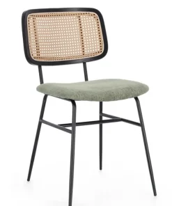Bizzotto Sedie>SEDIA IN TESSUTO VERDE - GLENNA