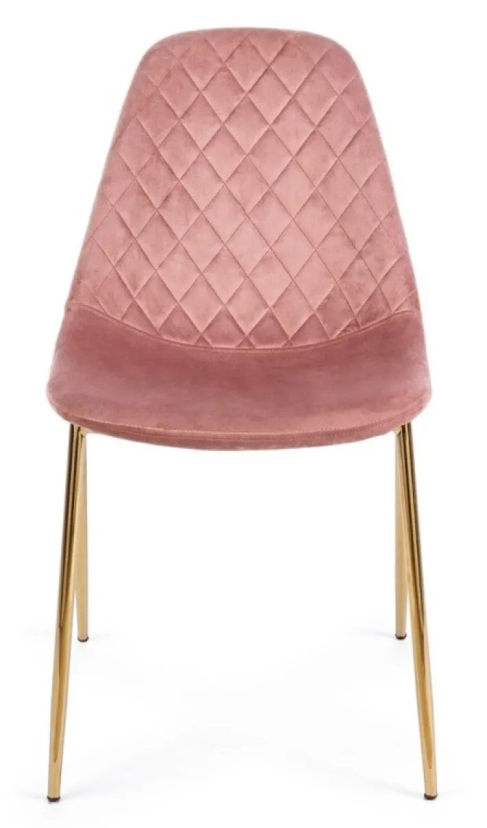 Bizzotto Sedie>SEDIA IN VELLUTO ROSA - TERRY
