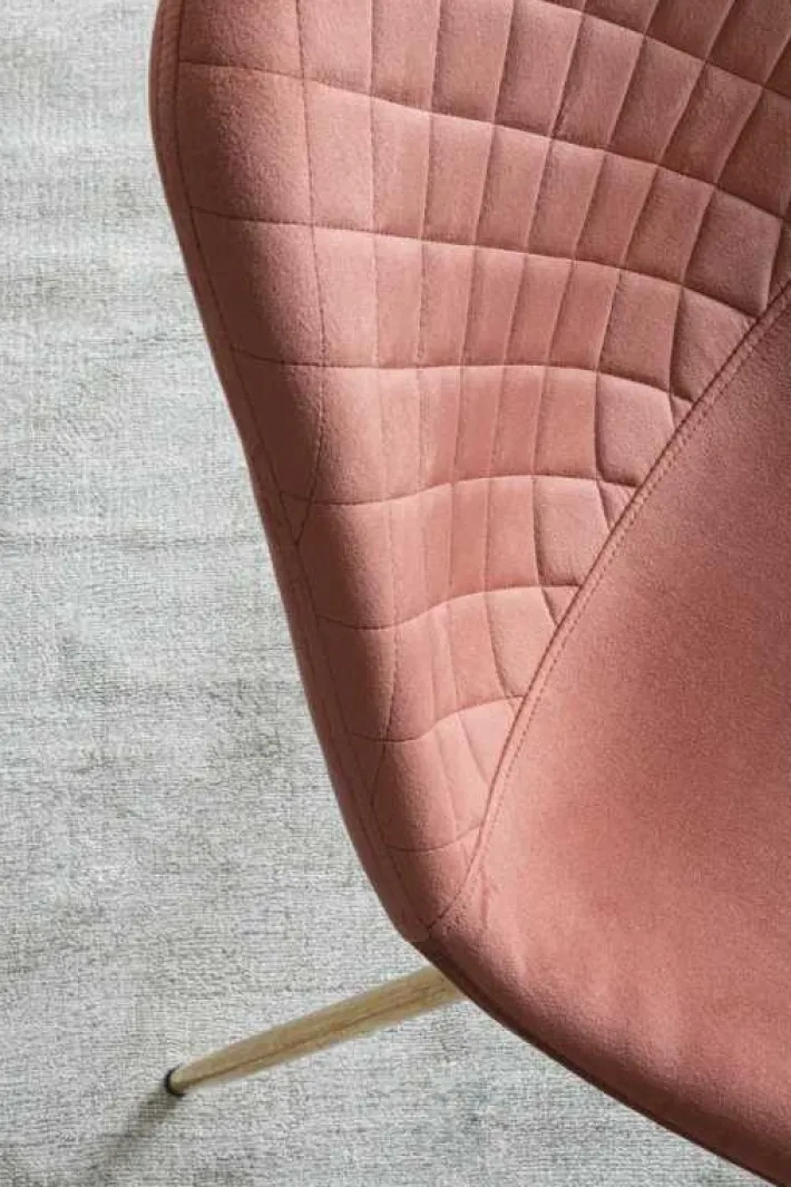 Bizzotto Sedie>SEDIA IN VELLUTO ROSA - TERRY