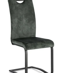 Bizzotto Sedie>SEDIA IN VELLUTO VERDE SCURO - KENNETH