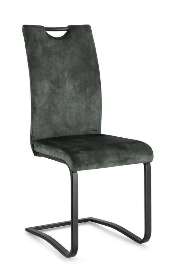Bizzotto Sedie>SEDIA IN VELLUTO VERDE SCURO - KENNETH