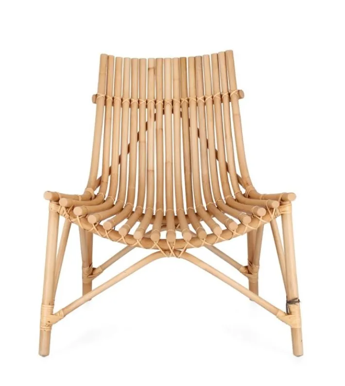 Bizzotto Poltrone E Chaise Longue>SEDIA LOUNGE MENENDEZ NATURALE