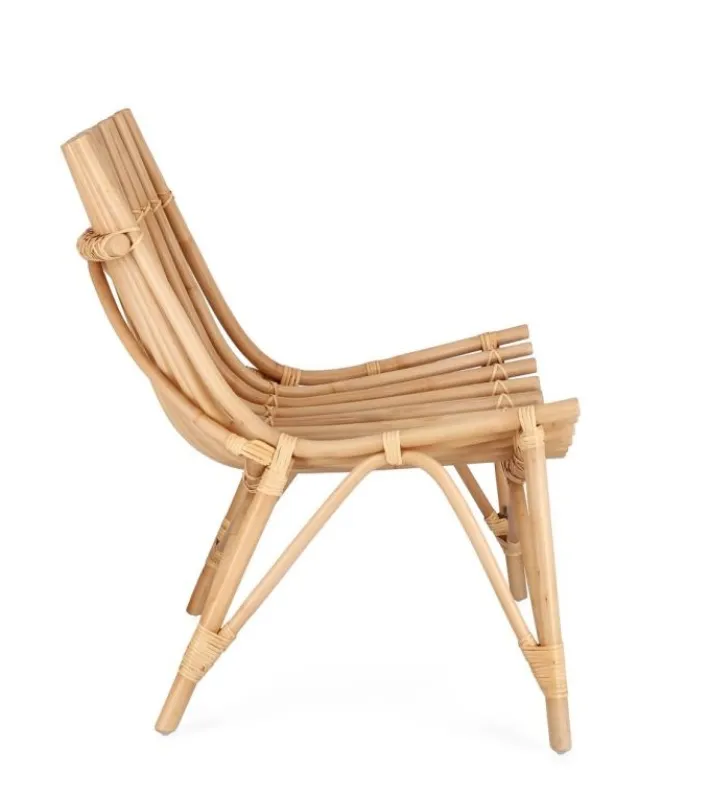 Bizzotto Poltrone E Chaise Longue>SEDIA LOUNGE MENENDEZ NATURALE