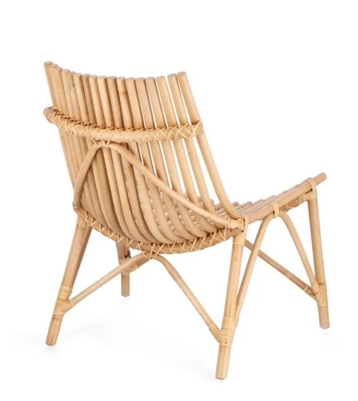 Bizzotto Poltrone E Chaise Longue>SEDIA LOUNGE MENENDEZ NATURALE