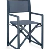 Bizzotto Sedie>SEDIA REGISTA IN ALLUMINIO NAVY - TAYLOR