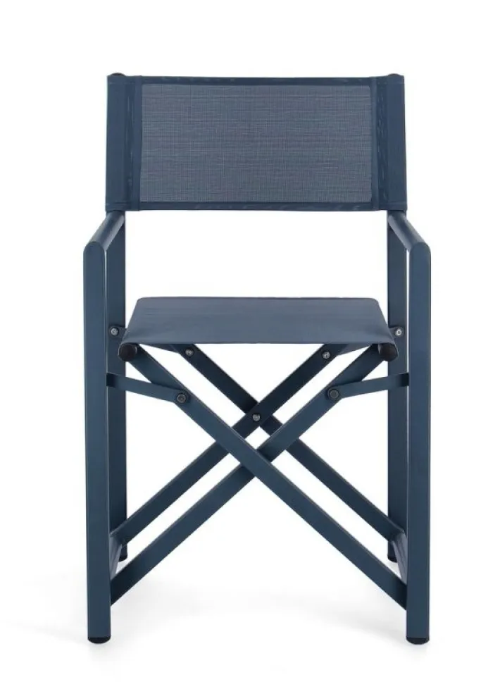 Bizzotto Sedie>SEDIA REGISTA IN ALLUMINIO NAVY - TAYLOR