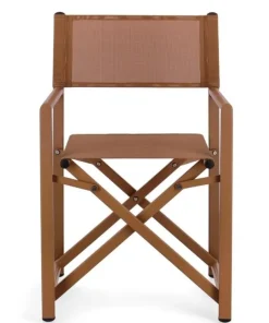 Bizzotto Sedie>SEDIA REGISTA IN ALLUMINIO PECAN - TAYLOR