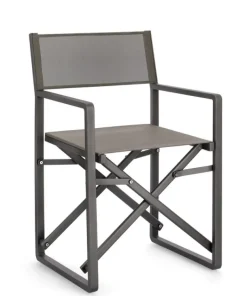 Bizzotto Sedie>SEDIA REGISTA IN ALLUMINIO ANTRACITE CX23 - KONNOR
