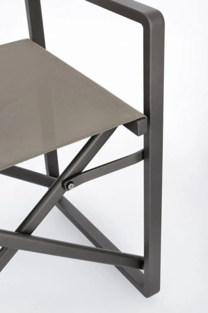 Bizzotto Sedie>SEDIA REGISTA IN ALLUMINIO ANTRACITE CX23 - KONNOR