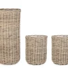 Bizzotto Ceste Decorative>SET3 CESTA JEFRI OV GRIGIO