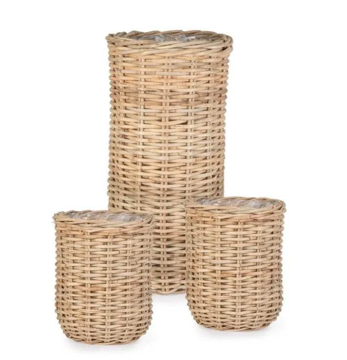 Bizzotto Ceste Decorative>SET3 CESTA JEFRI OV NATURALE