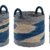 Bizzotto Ceste Decorative>SET3 CESTA 2M ACHAL TO NAT-BLU