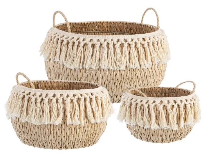 Bizzotto Ceste Decorative>SET3 CESTA 2M ALMA BOMB