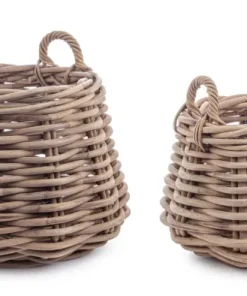 Bizzotto Ceste Decorative>SET2 CESTA 2M MALANG TO GRIGIO