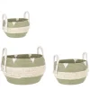 Bizzotto Ceste Decorative>SET3 CESTA 2M THELMA VERDE BOMB