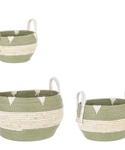 Bizzotto Ceste Decorative>SET3 CESTA 2M THELMA VERDE BOMB