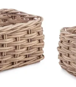 Bizzotto Ceste Decorative>SET2 CESTA MALANG GRIGIO