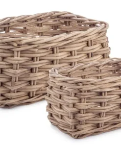 Bizzotto Ceste Decorative>SET2 CESTA MALANG GRIGIO