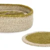 Bizzotto Ceste Decorative>SET1 CESTINO GIANG-4 S.BICCHIERE NAT SEN